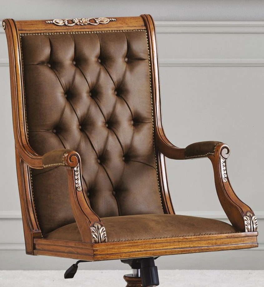 Leather sofa after professional restoration